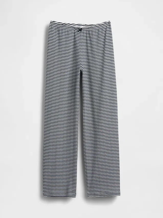 Pantalon de pyjama en maille pointelle