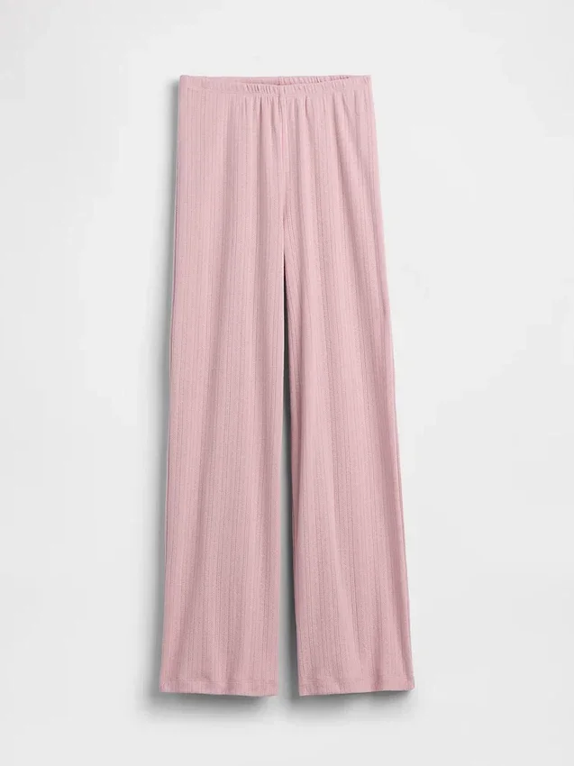 Pantalon de pyjama en maille pointelle