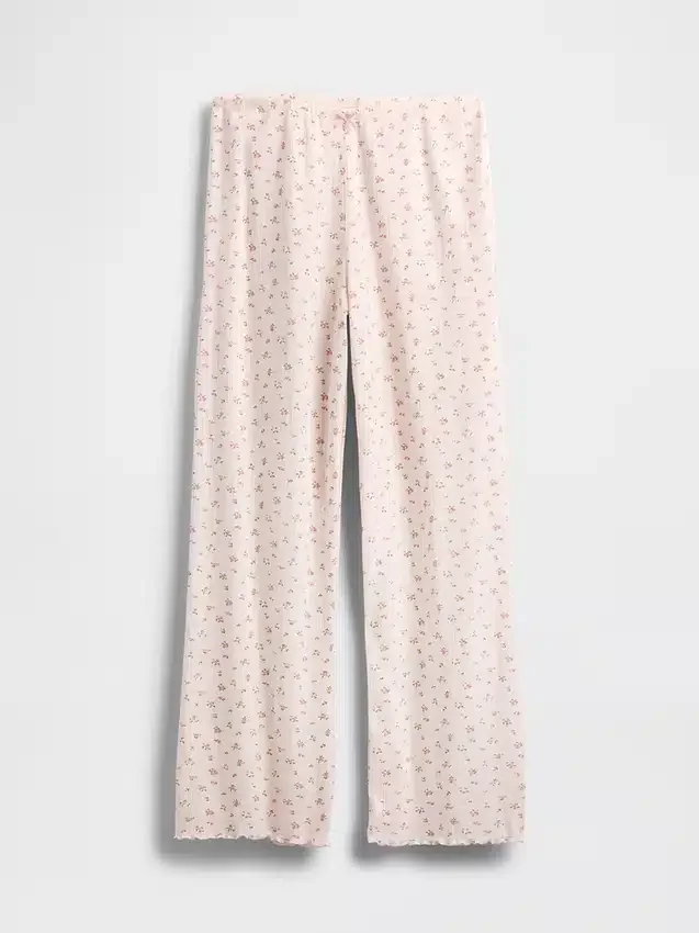 Pantalon de pyjama en maille pointelle