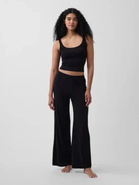 Pantalon de pyjama en modal côtelé ultra-doux