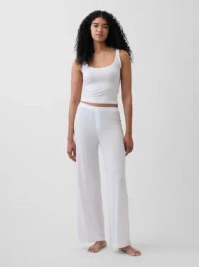 Pantalon de pyjama en modal côtelé ultra-doux