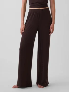 Pantalon de pyjama en modal côtelé ultra-doux