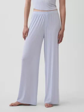 Pantalon de pyjama en modal côtelé ultra-doux