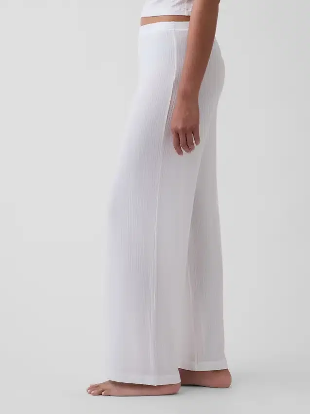 Pantalon de pyjama en modal côtelé ultra-doux