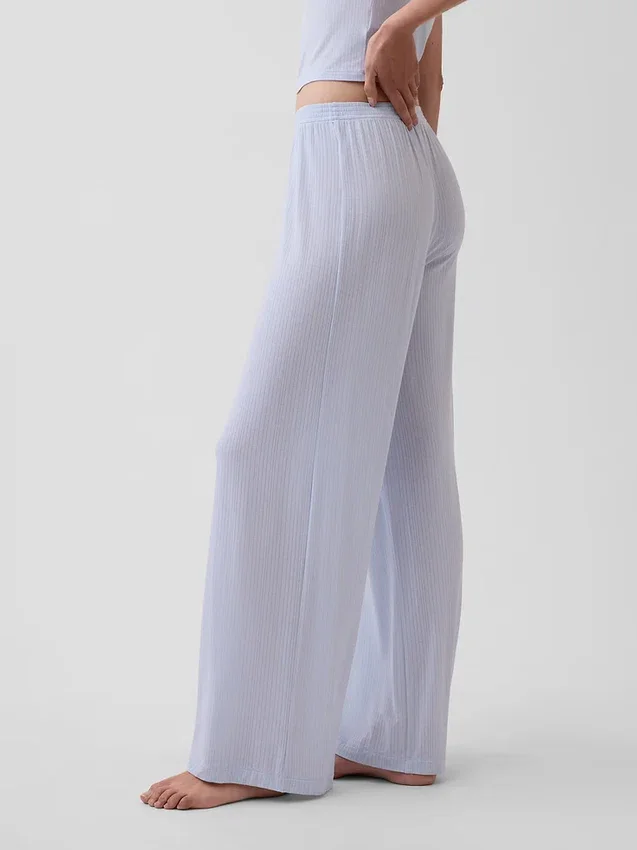 Pantalon de pyjama en modal côtelé ultra-doux