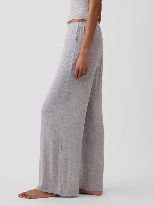 Pantalon de pyjama en modal côtelé ultra-doux