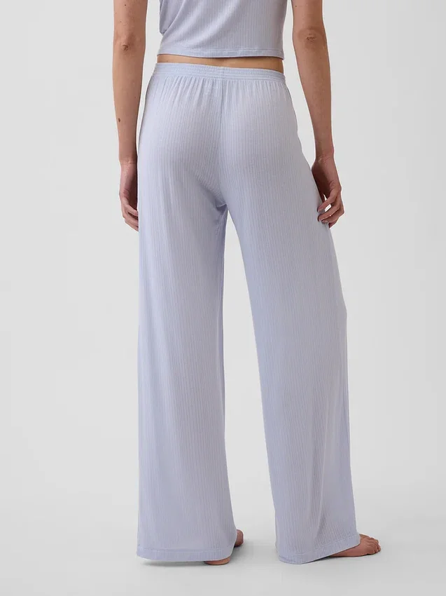 Pantalon de pyjama en modal côtelé ultra-doux