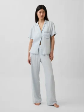 Pantalon de pyjama en popeline