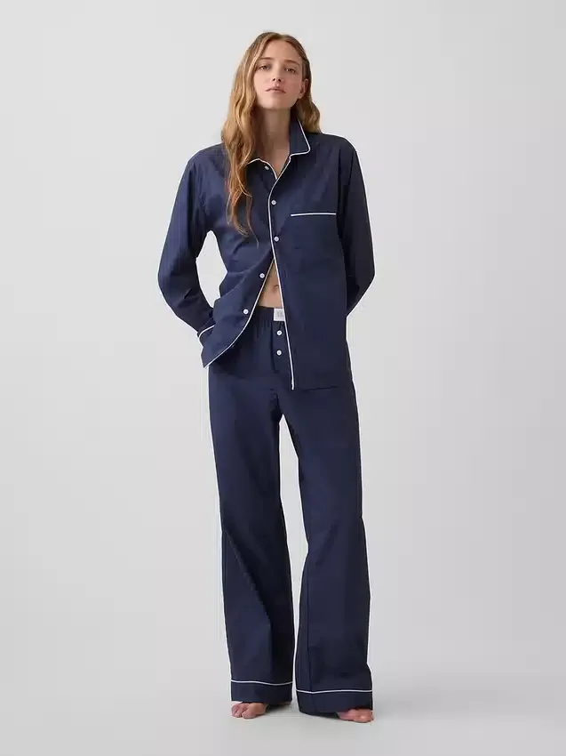 Pantalon de pyjama en popeline
