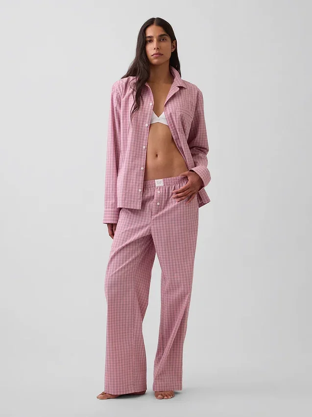 Pantalon de pyjama en popeline