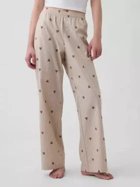 Pantalon de pyjama en popeline