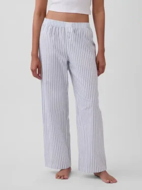 Pantalon de pyjama en popeline