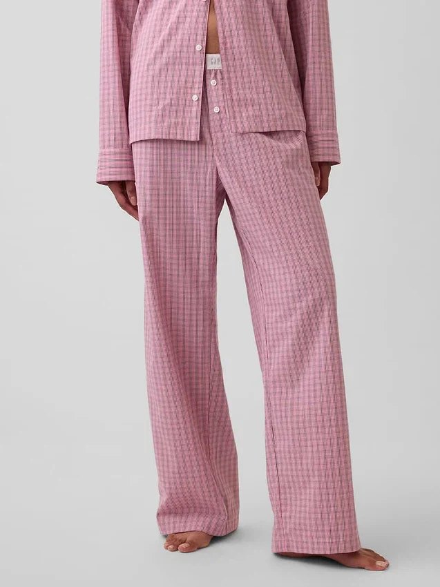Pantalon de pyjama en popeline