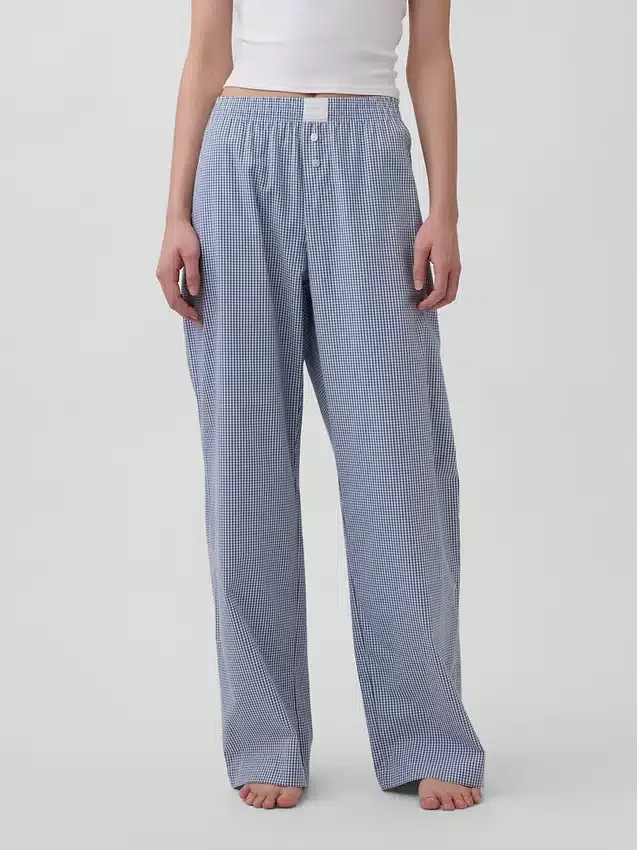Pantalon de pyjama en popeline
