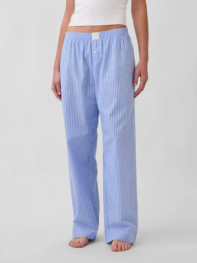 Pantalon de pyjama en popeline