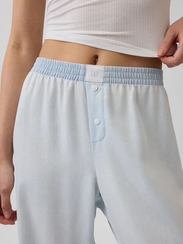 Pantalon de pyjama en popeline