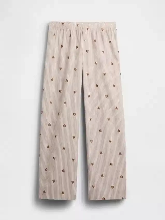 Pantalon de pyjama en popeline