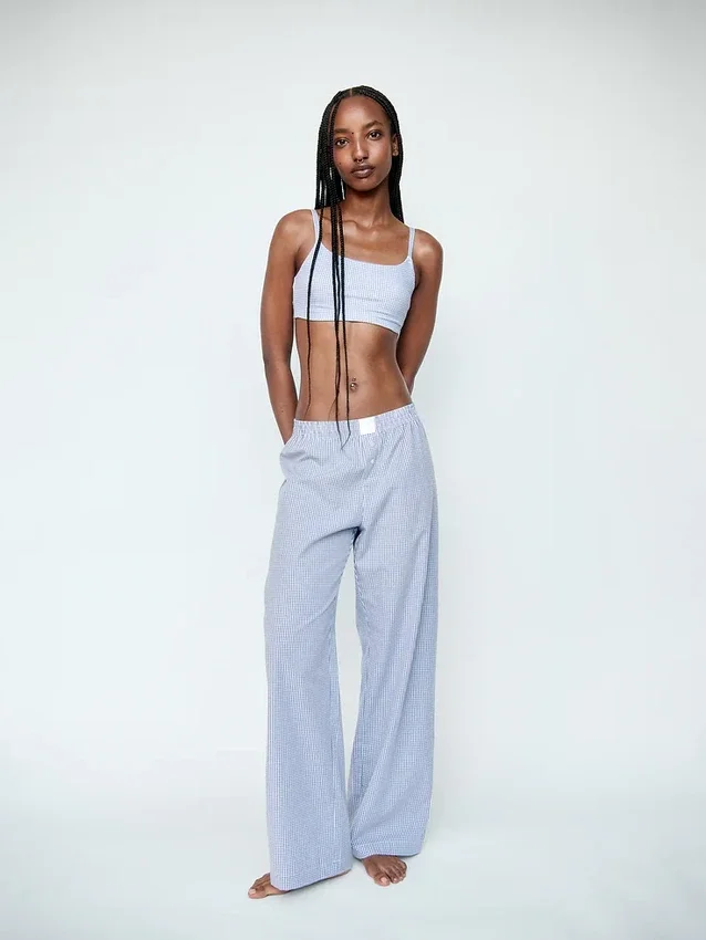 Pantalon de pyjama en popeline