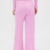 Pantalon de pyjama à jambes larges en maille gaufrée