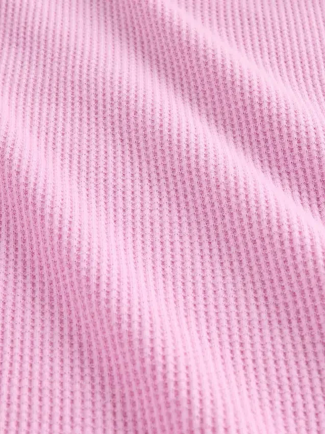 Pantalon de pyjama à jambes larges en maille gaufrée
