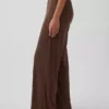Pantalon de pyjama à jambes larges et à fines côtes