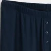 Pantalon de pyjama à jambes larges et à fines côtes