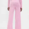 Pantalon de pyjama léger CashSoft à motif « cœurs » en pointelle