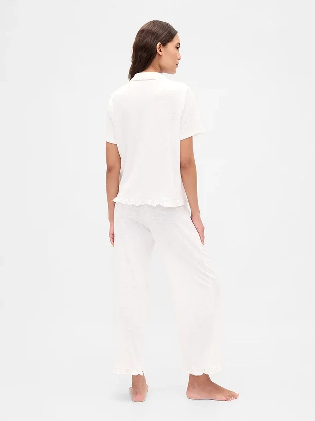 Pantalon de pyjama à volants