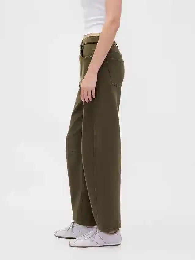 Pantalon de survêtement ample en molleton français épais