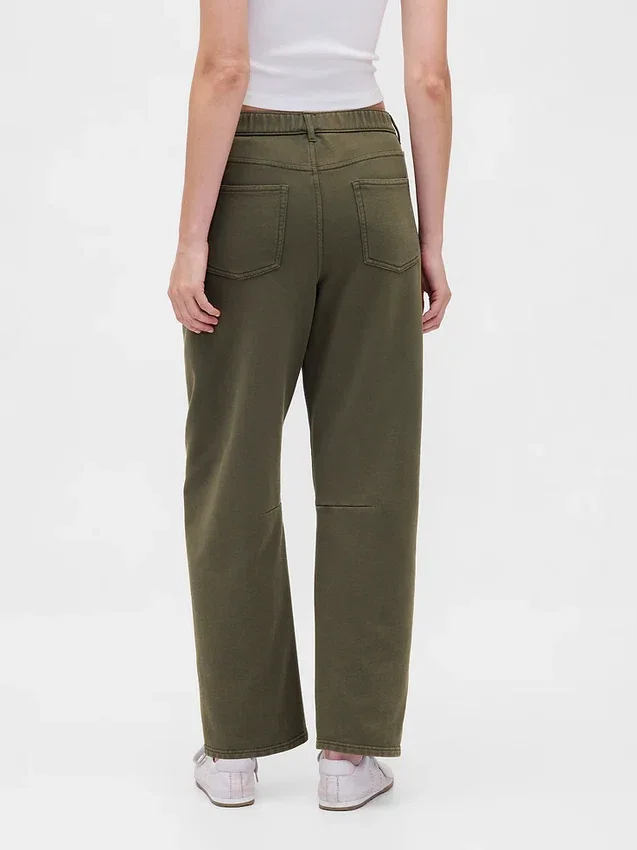 Pantalon de survêtement ample en molleton français épais