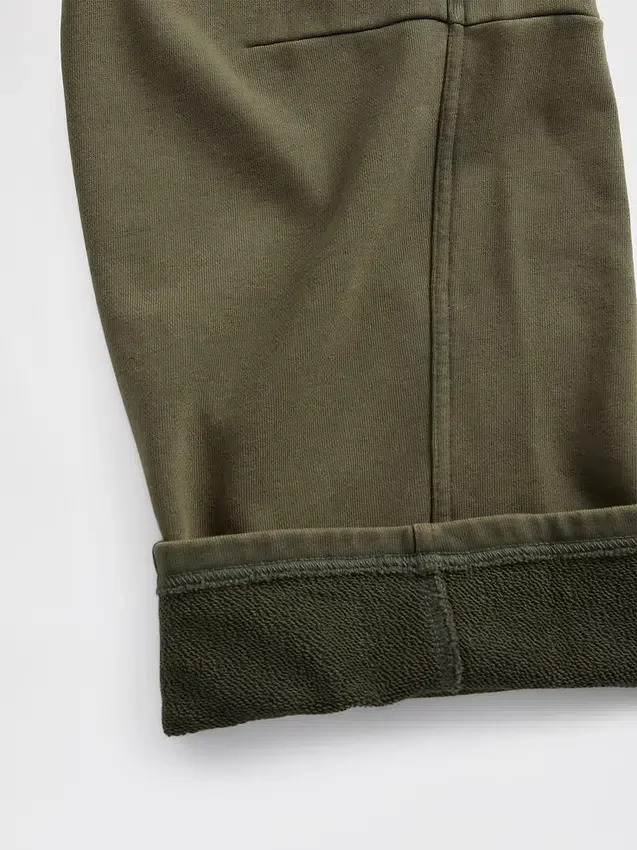Pantalon de survêtement ample en molleton français épais