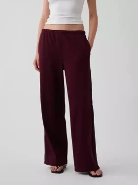 Pantalon de survêtement ample en tissu épais