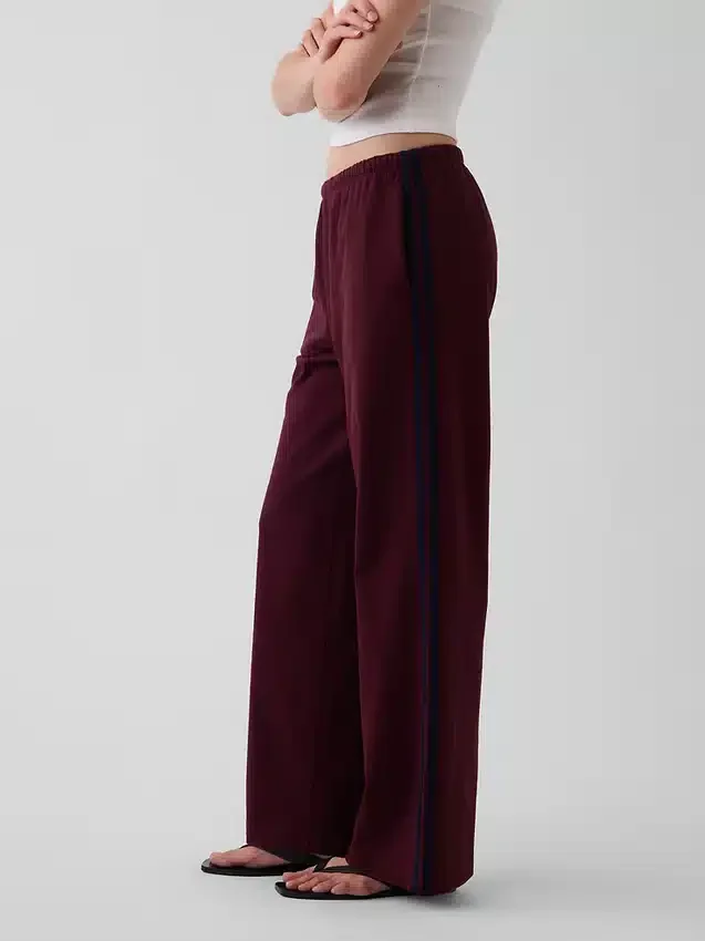 Pantalon de survêtement ample en tissu épais