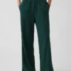 Pantalon de survêtement ample en tissu éponge Vintagesoft à taille mi-haute