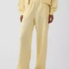 Pantalon de survêtement ample en tissu éponge Vintagesoft à taille mi-haute