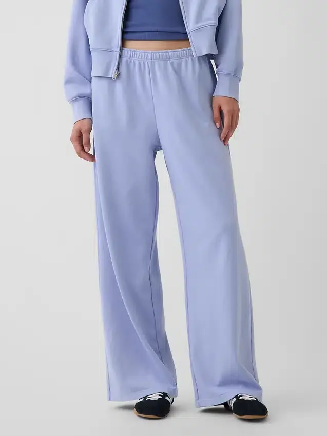 Pantalon de survêtement ample en tissu éponge Vintagesoft à taille mi-haute