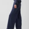 Pantalon de survêtement ample en tissu éponge Vintagesoft à taille mi-haute