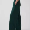 Pantalon de survêtement ample en tissu éponge Vintagesoft à taille mi-haute