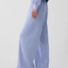 Pantalon de survêtement ample en tissu éponge Vintagesoft à taille mi-haute