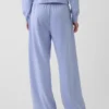 Pantalon de survêtement ample en tissu éponge Vintagesoft à taille mi-haute