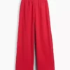 Pantalon de survêtement ample en tissu éponge Vintagesoft à taille mi-haute