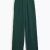 Pantalon de survêtement ample en tissu éponge Vintagesoft à taille mi-haute