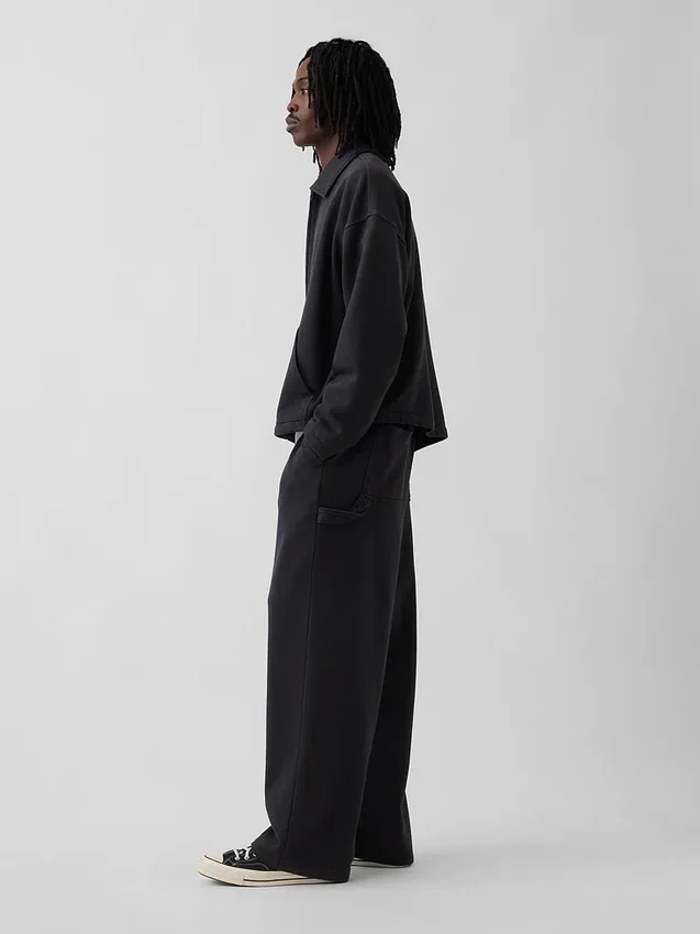 Pantalon de survêtement ample et épais pour adulte, style « carpenter »