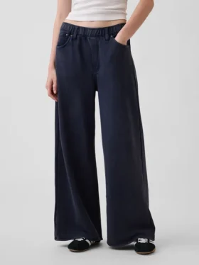 Pantalon de survêtement ample et épais style Jeans