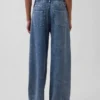 Pantalon de survêtement ample et épais style Jeans