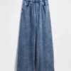 Pantalon de survêtement ample et épais style Jeans