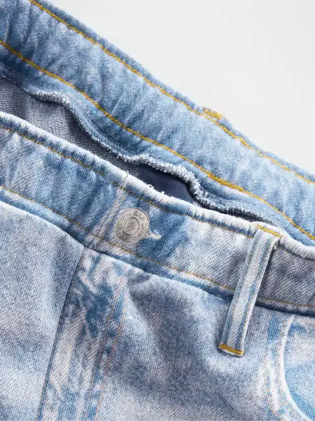 Pantalon de survêtement ample imprimé « Jeans »