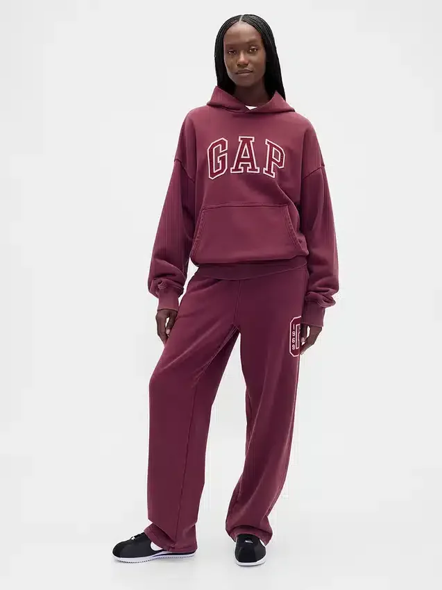 Pantalon de survêtement ample pour adulte avec logo