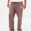 Pantalon de survêtement ample pour adulte, en tissu épais, avec logo
