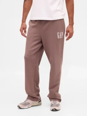Pantalon de survêtement ample pour adulte, en tissu épais, avec logo